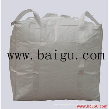 White Fabric PP FIBC Jumbo Bag